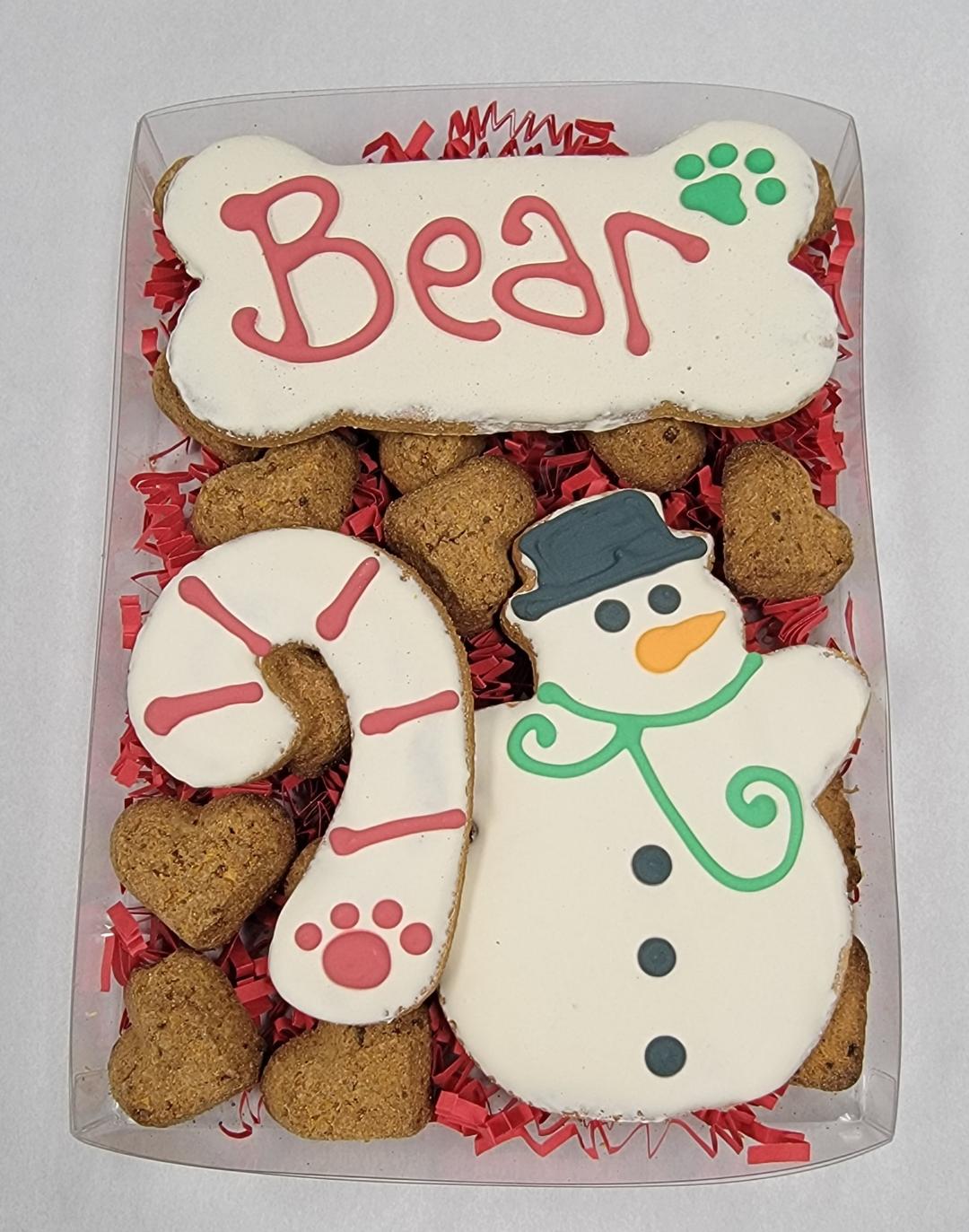 Cookie BoxCustom Holiday Happy Dog Barkery