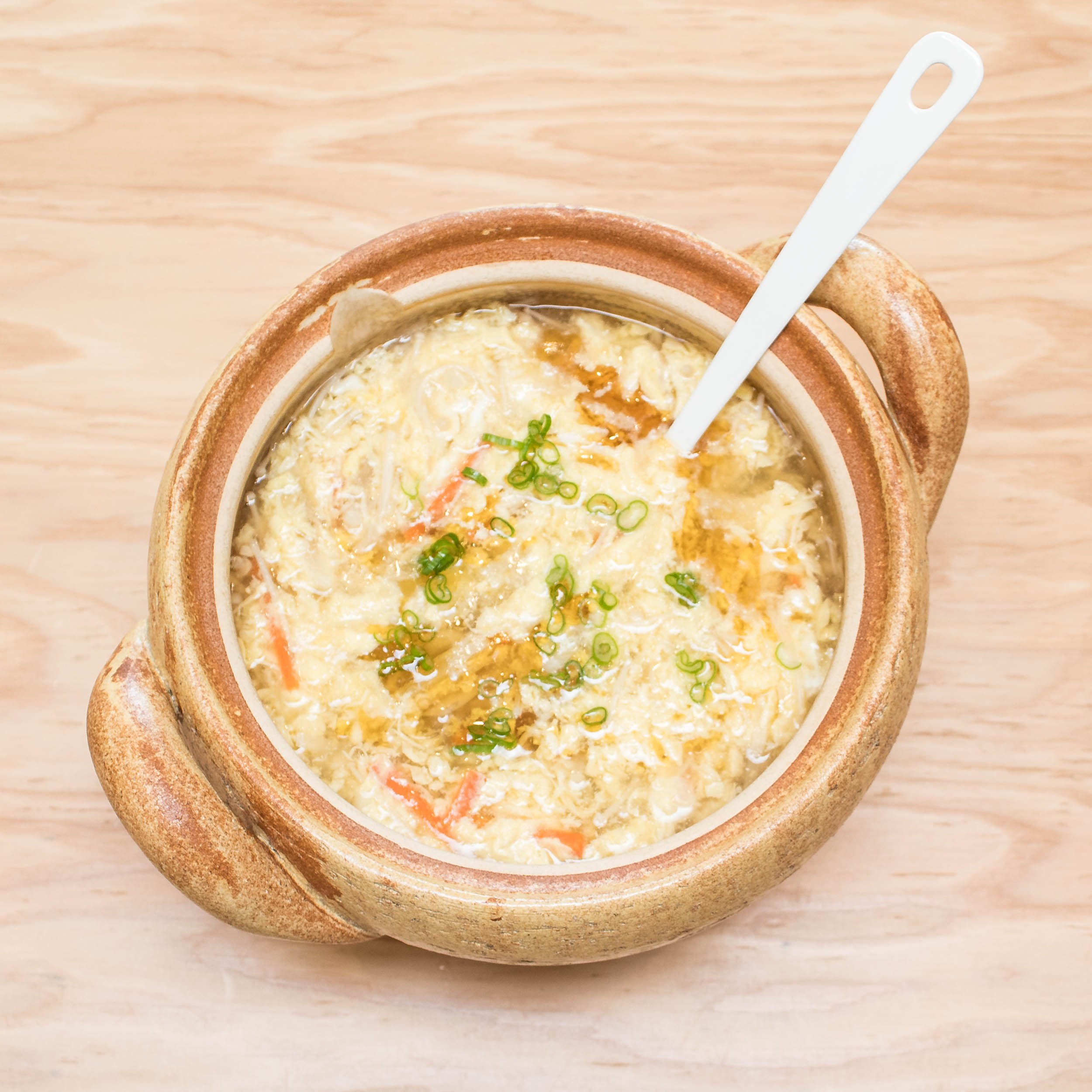 Egg Drop Vegetable Soup Happy Donabe Life