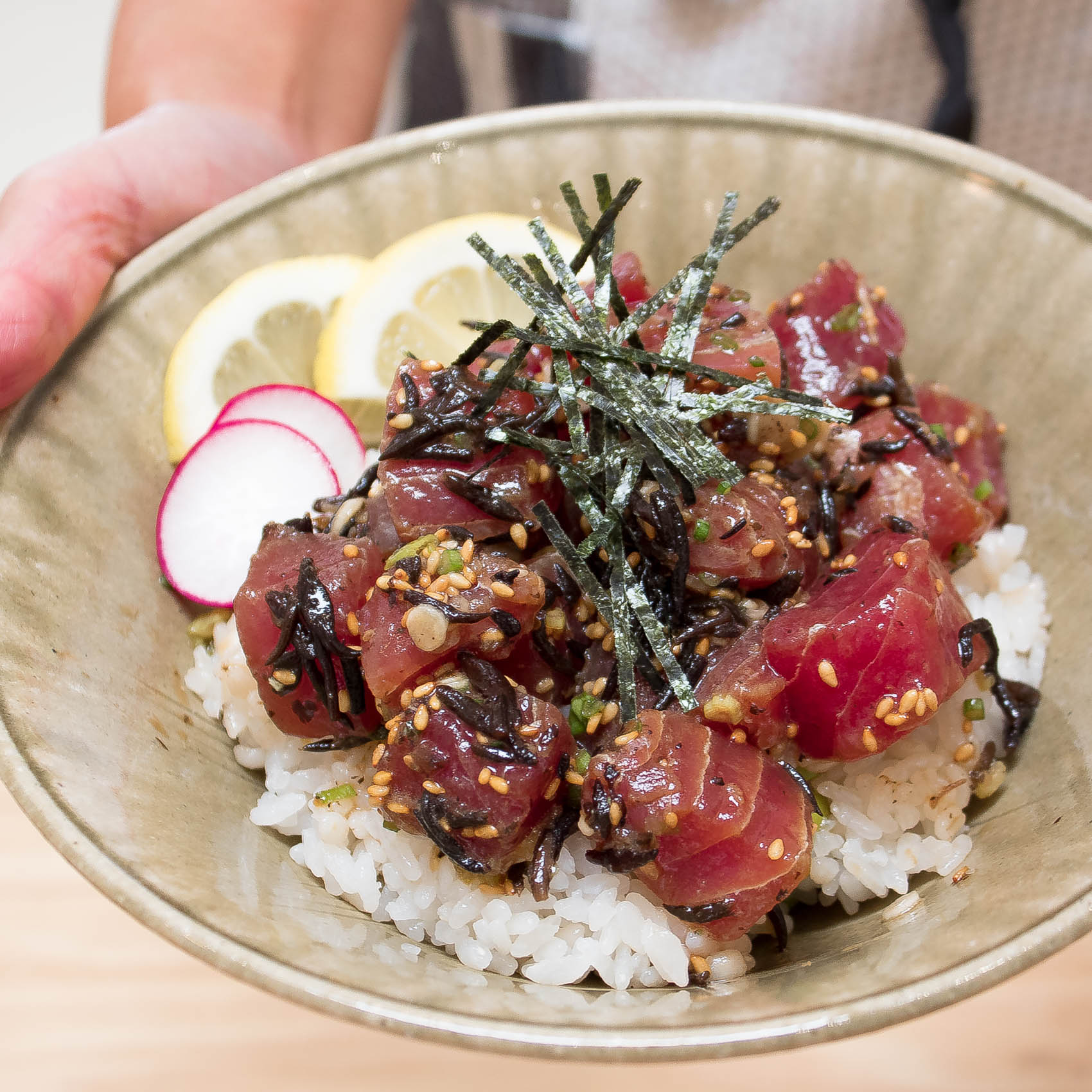 Tuna Poke Rice Bowl Happy Donabe Life