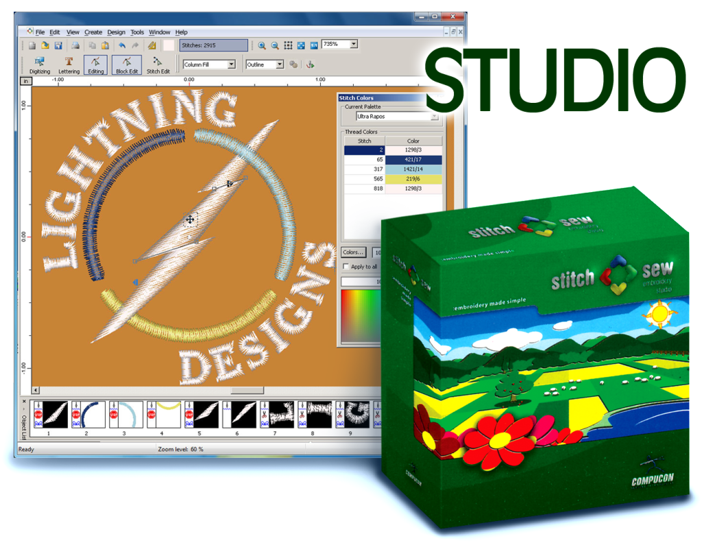 Stitch & Sew 2 HappyJapan Multineedle Embroidery Machines
