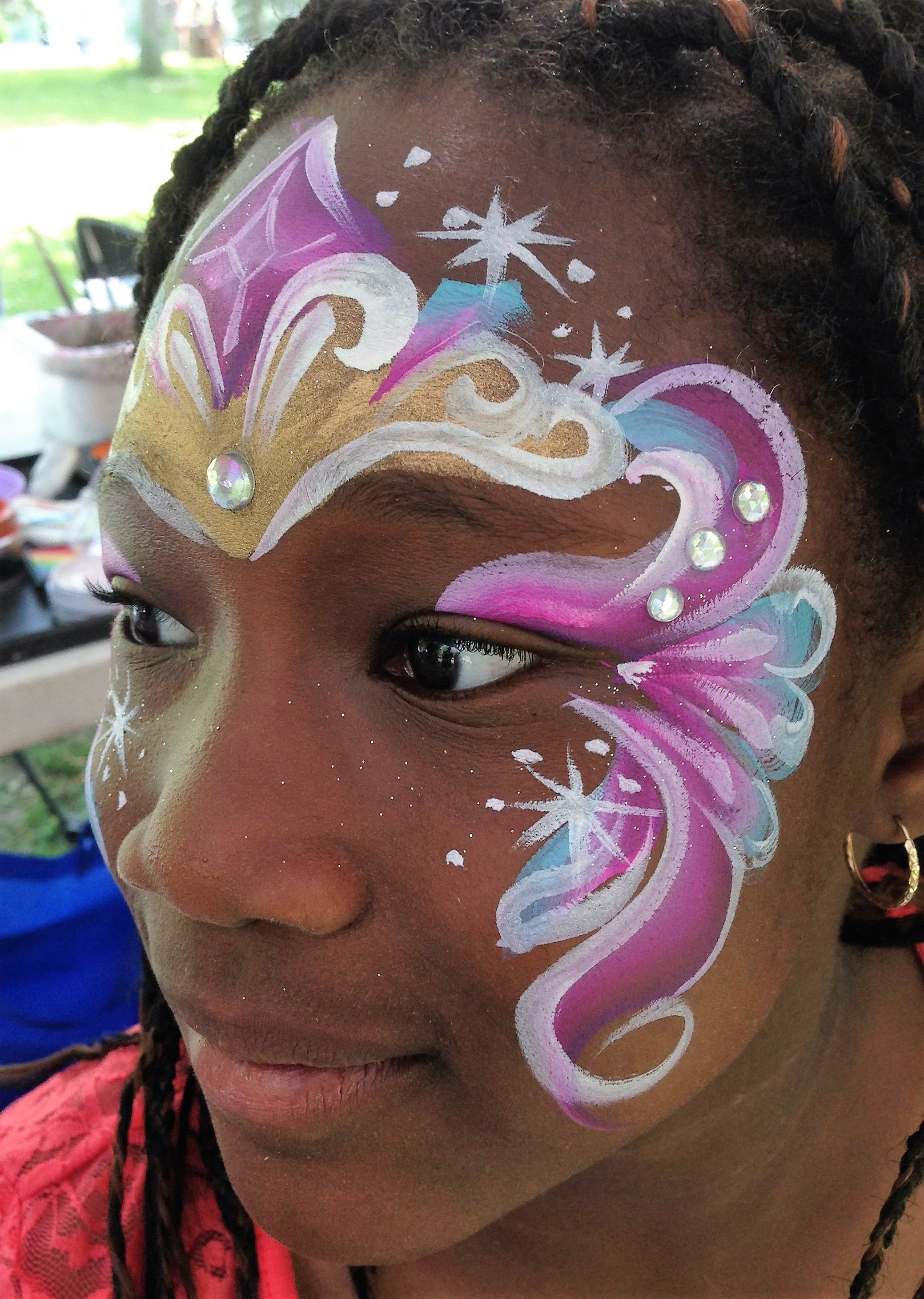Princess Crown Face Paint Example Happy Faces Party