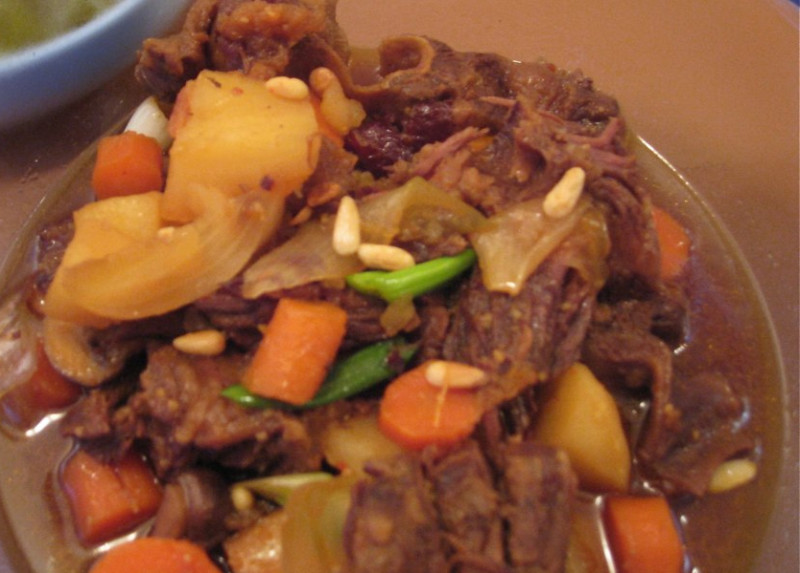 Shortrib beef stew with ale recipe 114 calories Happy Forks