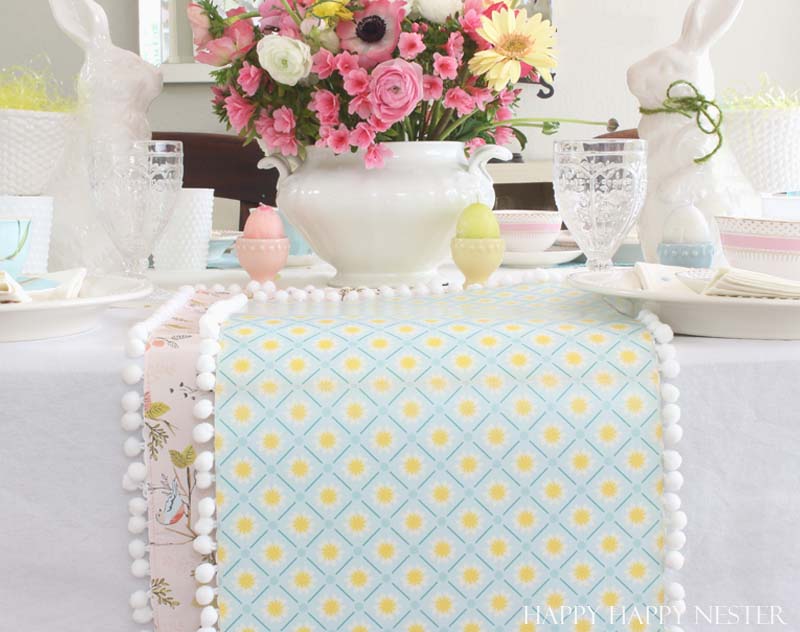Paper Table Runner DIY Easy Craft Project Happy Happy Nester