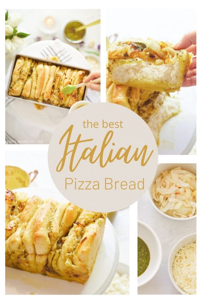 Stuffed Italian Pizza Bread Recipe Happy Happy Nester