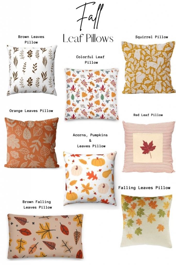 Fall Leaf Pillow Happy Happy Nester