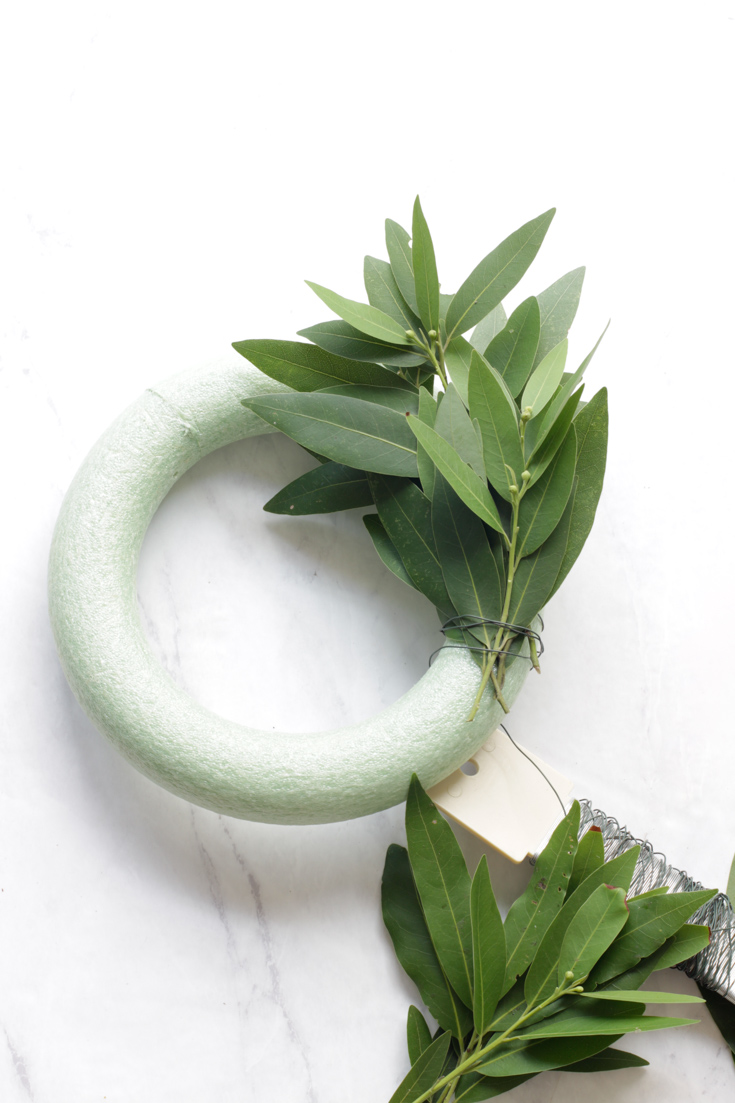 How to Make a Bay Leaf Wreath Happy Happy Nester