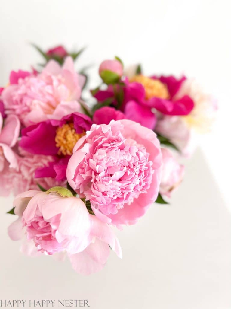 How to Create Peony Arrangements Happy Happy Nester