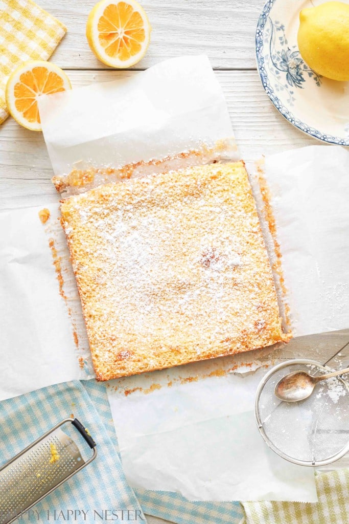 Old Fashioned Lemon Squares Recipe Happy Happy Nester