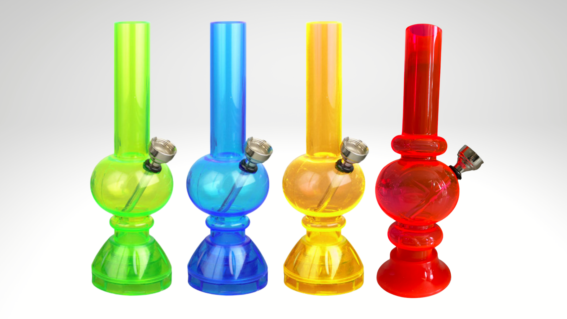 Mini Acrylic Water Pipe Happy Head Smoke Shop