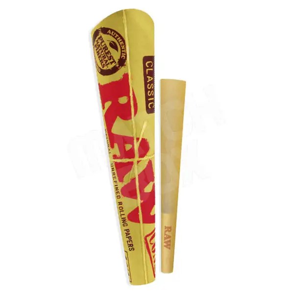 RAW Classic Cones 6Pack 1 1/4 Size PreRolled Cones