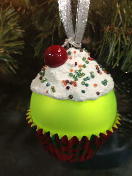 Cupcake Christmas Ornaments Handmade Cupcake Christmas Ornament Happy Holidayware