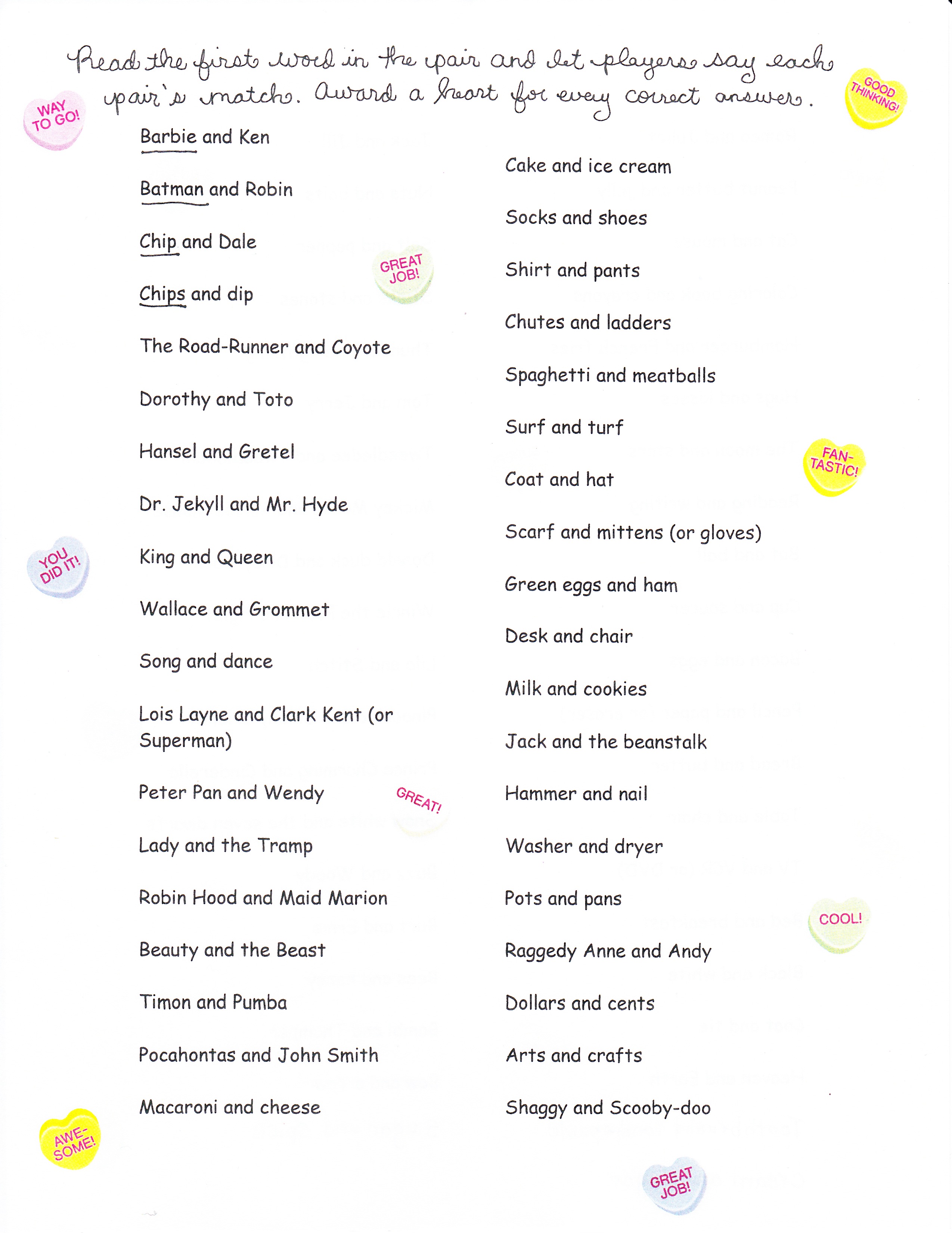 Fun Games to Play for Valentine's Day Happy Home Fairy