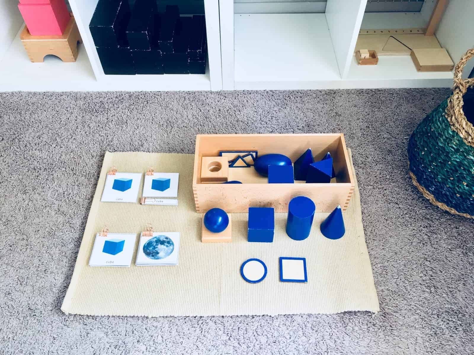 Sensorial Materials Montessori Geometric Solids and How We Use Them