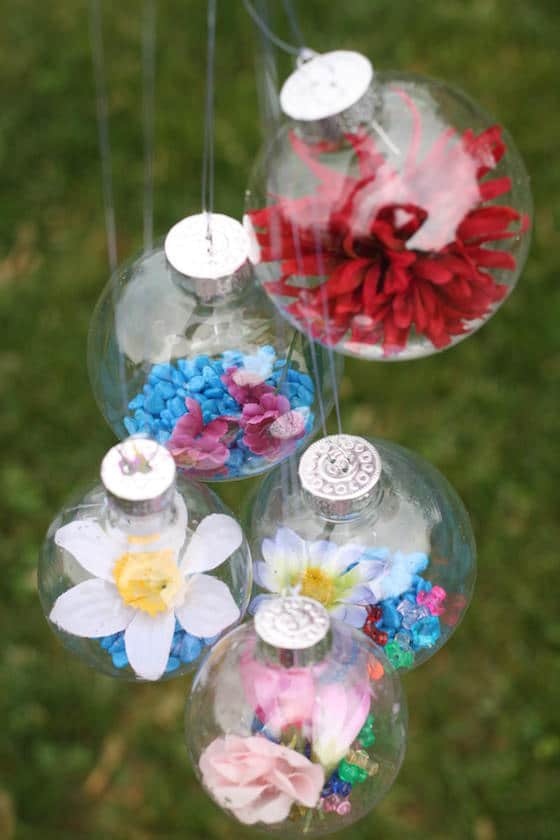 Flower Drop Garden Ornaments a Craft for Kids