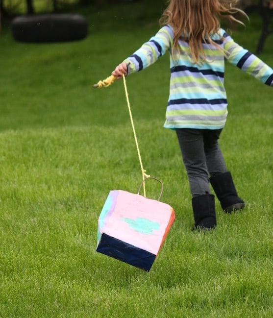 Paper Bag Kite Craft with Winder Handle Happy Hooligans