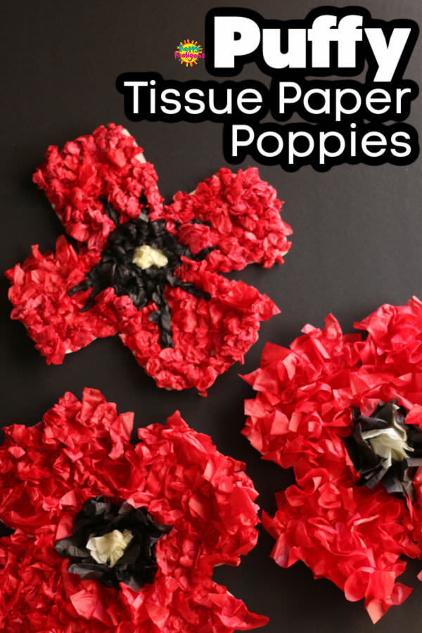 Easy Poppy Crafts for Veterans Day and Remembrance Day Happy Hooligans