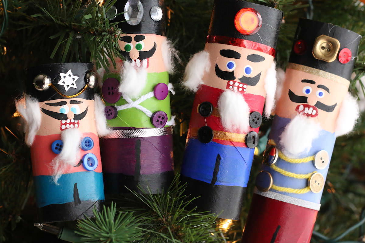 Cardboard Roll Nutcracker Craft Happy Hooligans