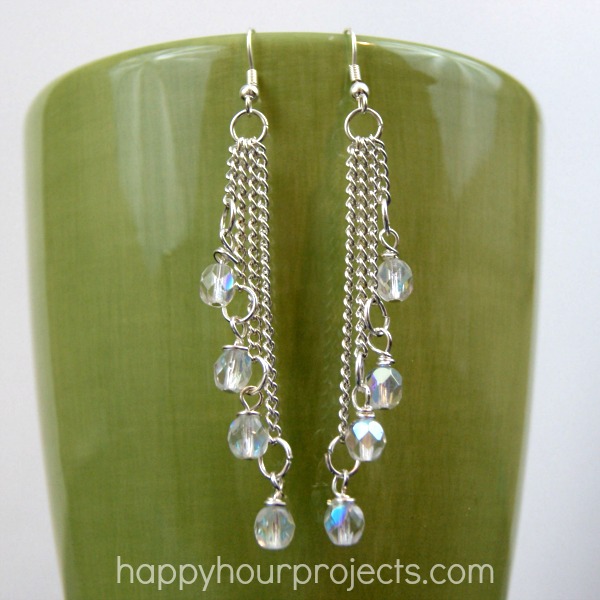 Easy Cascade Dangle Earrings Happy Hour Projects