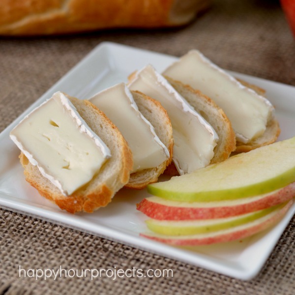 Snack Attack Easy Brie Cheese and Apple Appetizer Happy Hour Projects