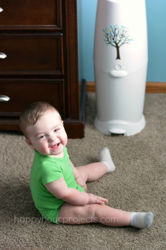 A Diaper Genie Makeover, and Some Spa Time For Mom #RefreshYourNursery