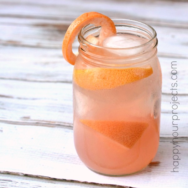 Grapefruit & Elderflower Cocktail Happy Hour Projects