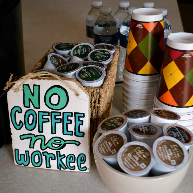 Casual Entertaining How to Host a Coffee Bar Happy Hour Projects