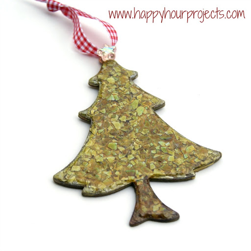 Eggshell Christmas Ornaments Happy Hour Projects