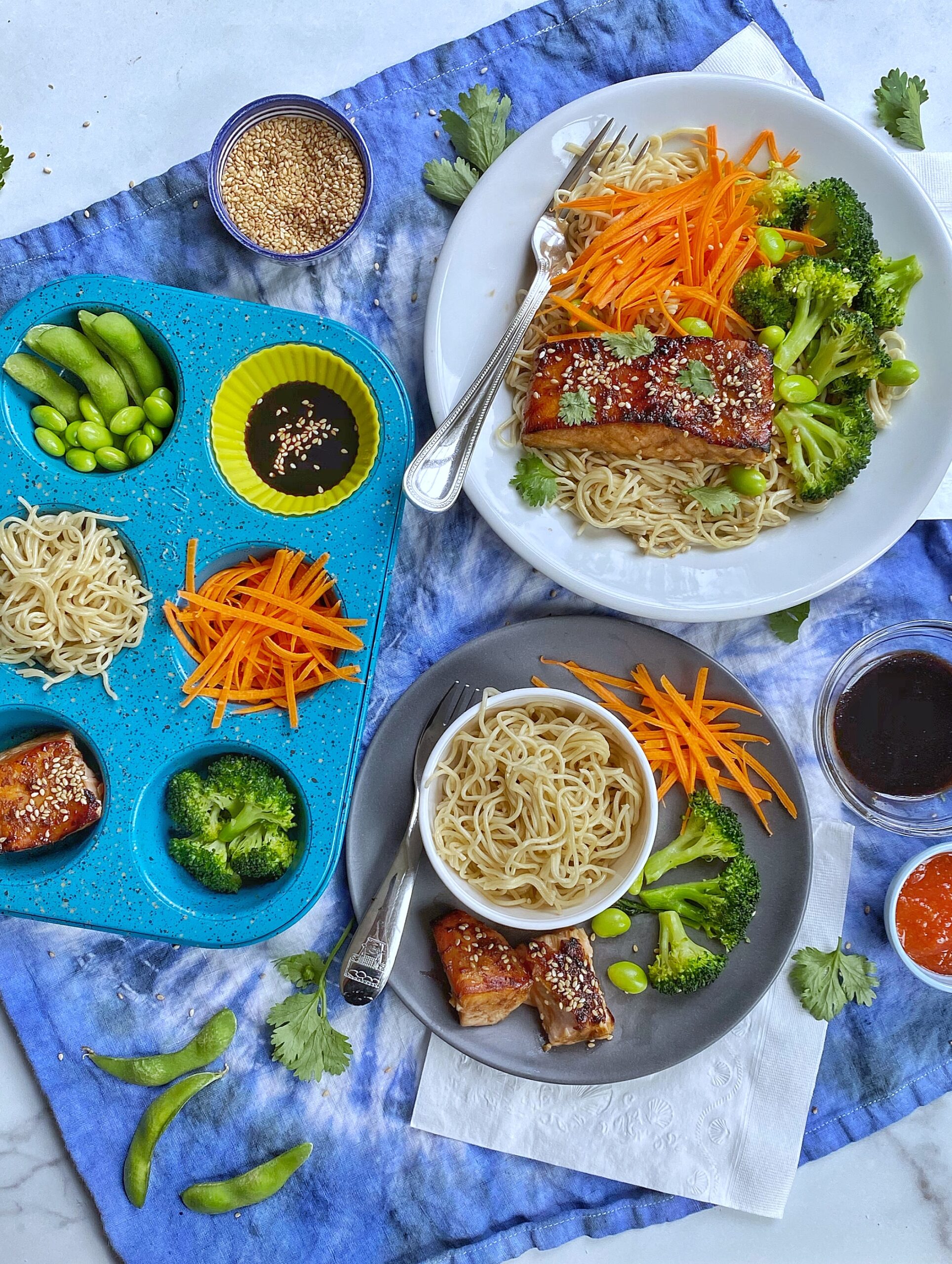 Teriyaki Salmon Bowls Happy Kids Kitchen by Heather Wish Staller