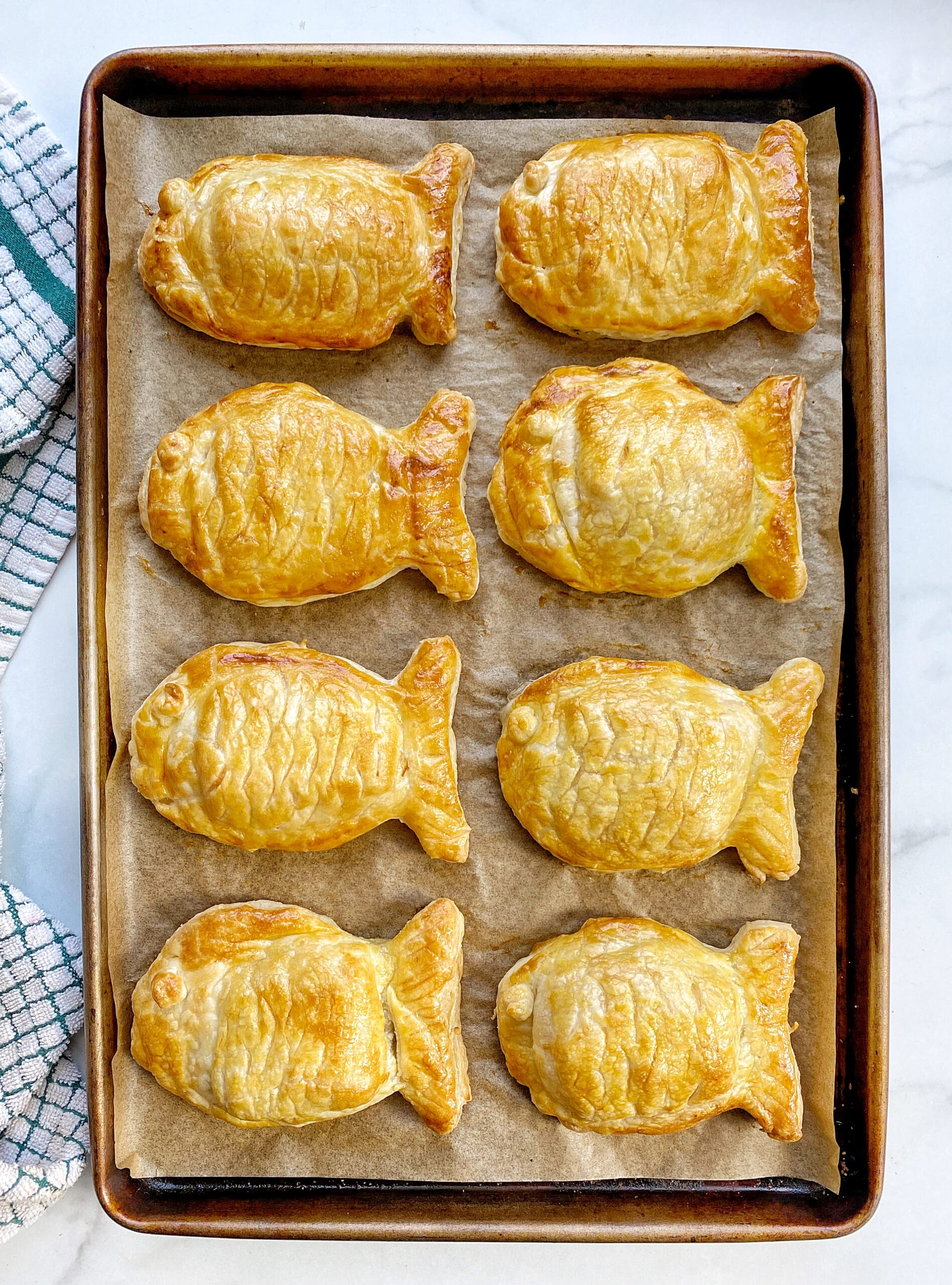 Pastry Wrapped Salmon and Veggies Happy Kids Kitchen by Heather Wish