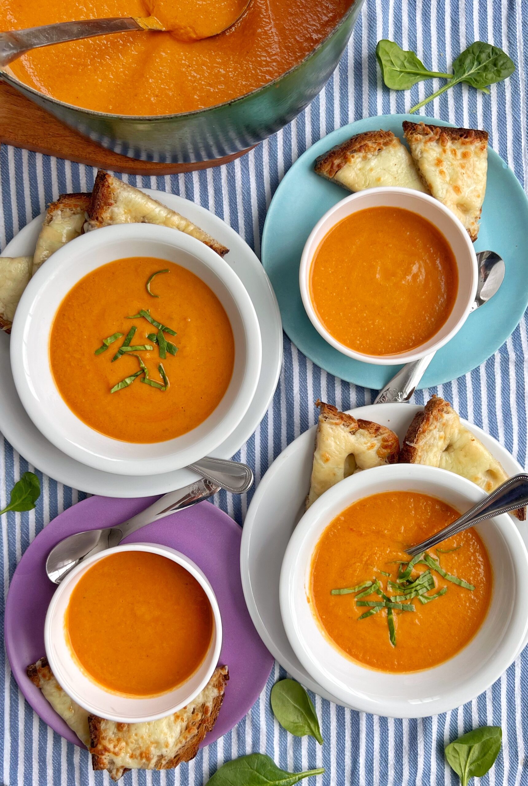 Healthy Creamy Tomato Soup (with veggies and Greek yogurt) Happy Kids