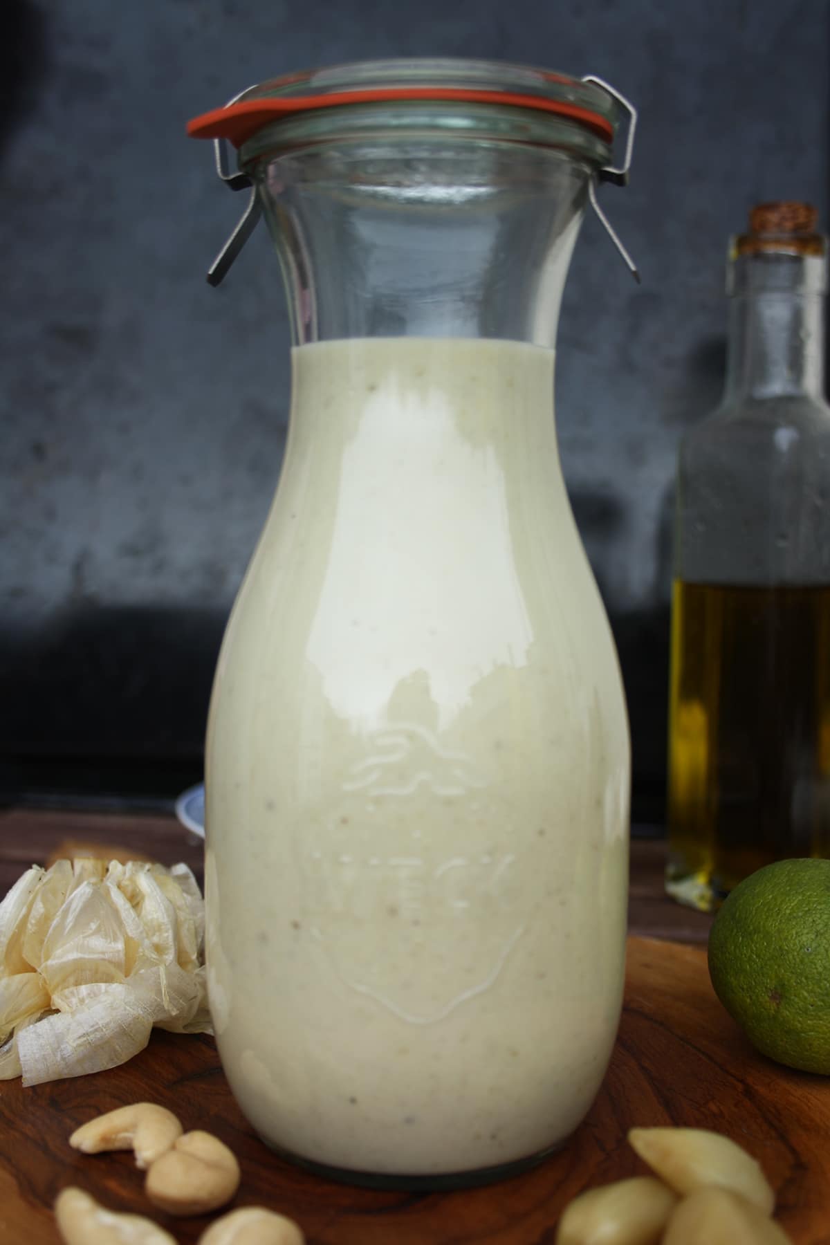 Roasted Garlic Dressing • Happy Kitchen