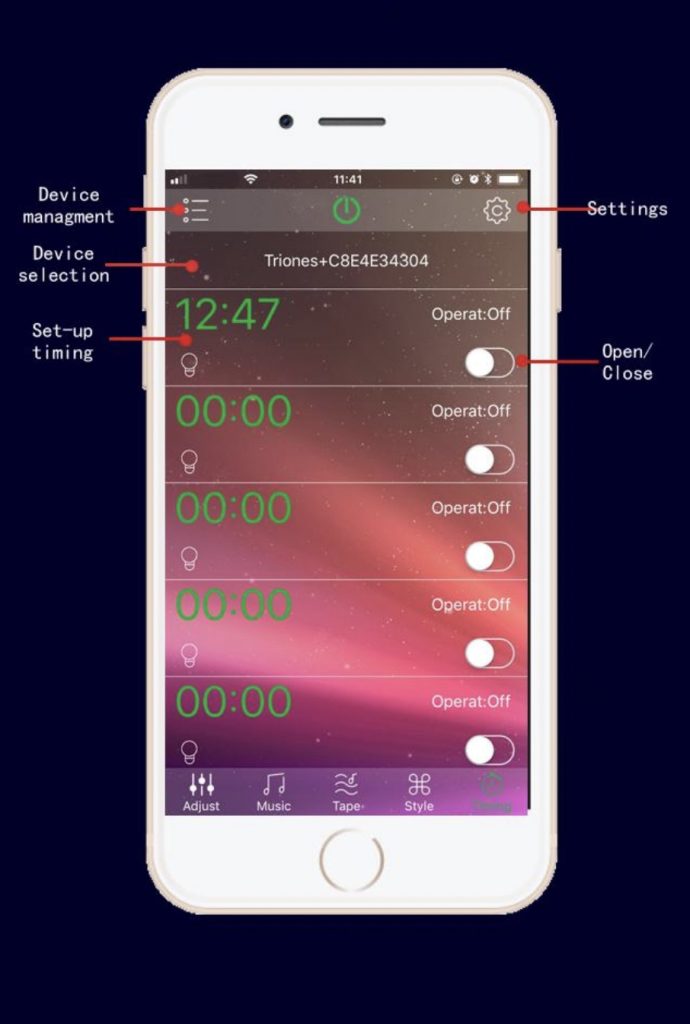 How to set up Happy manual) Happy Lighting