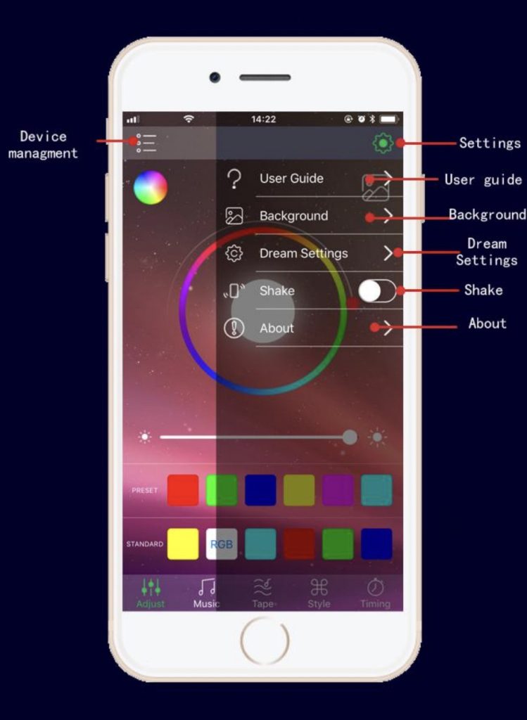 How to set up Happy manual) Happy Lighting