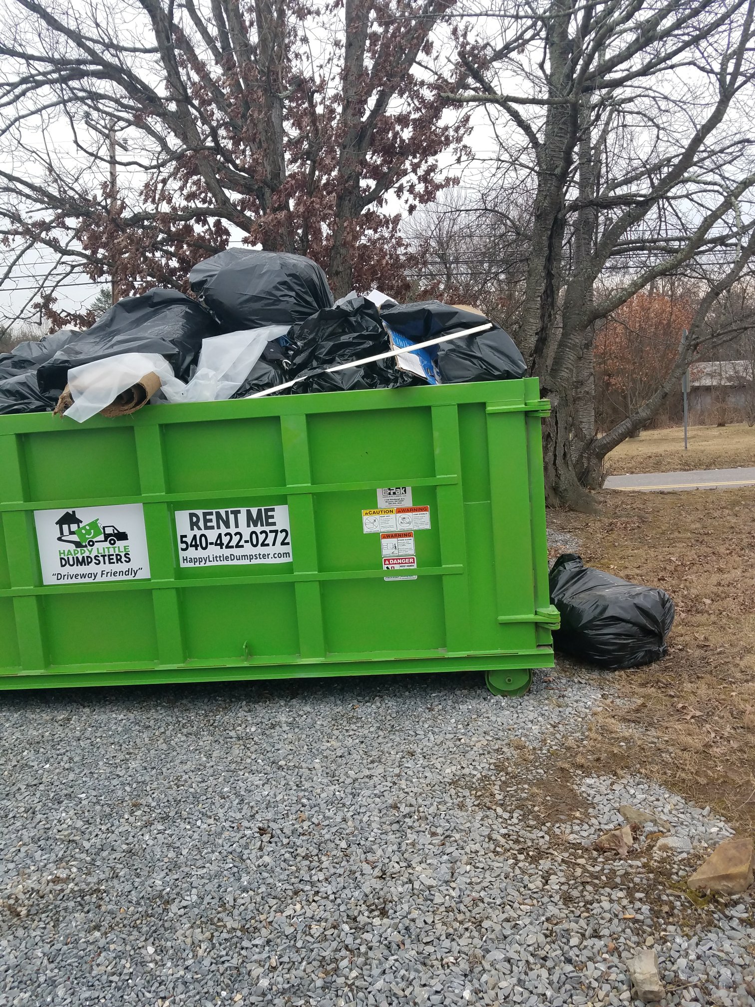 Charlottesville VA Dumpster Rental Service Area Happy Little Dumpsters