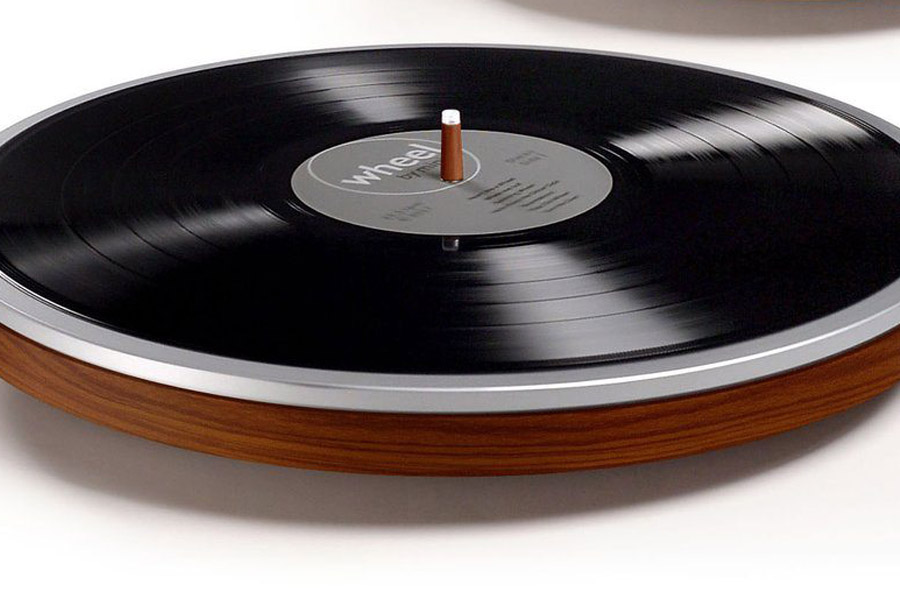 Who needs a needle? This Kickstarter record player is "just the wheel"