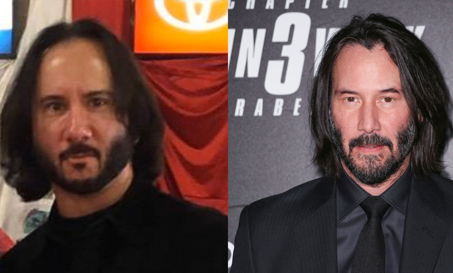 Twitter is losing it after Trumpsupporting Keanu Reeves lookalike goes