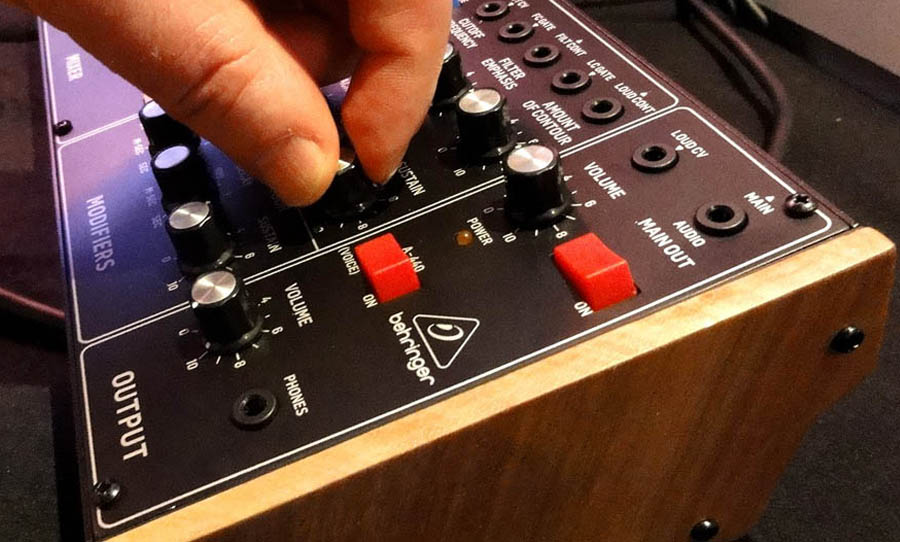 The Behringer Model D synth flexes its muscles in a synthpop track