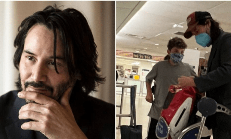 Keanu Reeves Viral Convo With A Young Fan In An Airport Hes A Class