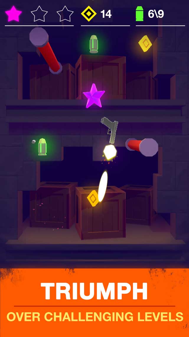Tap Guns Arcade Game for iPhone, iPad, iOS and Android