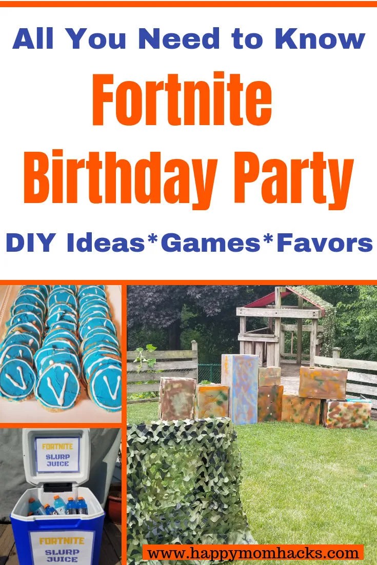 Fortnite Birthday Party Ideas and Games Happy Mom Hacks