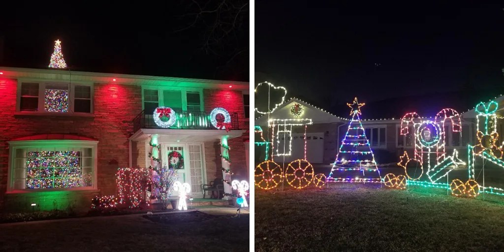 Chicago Holiday Lights Displays in Sauganash Neighborhood Happy Mom Hacks