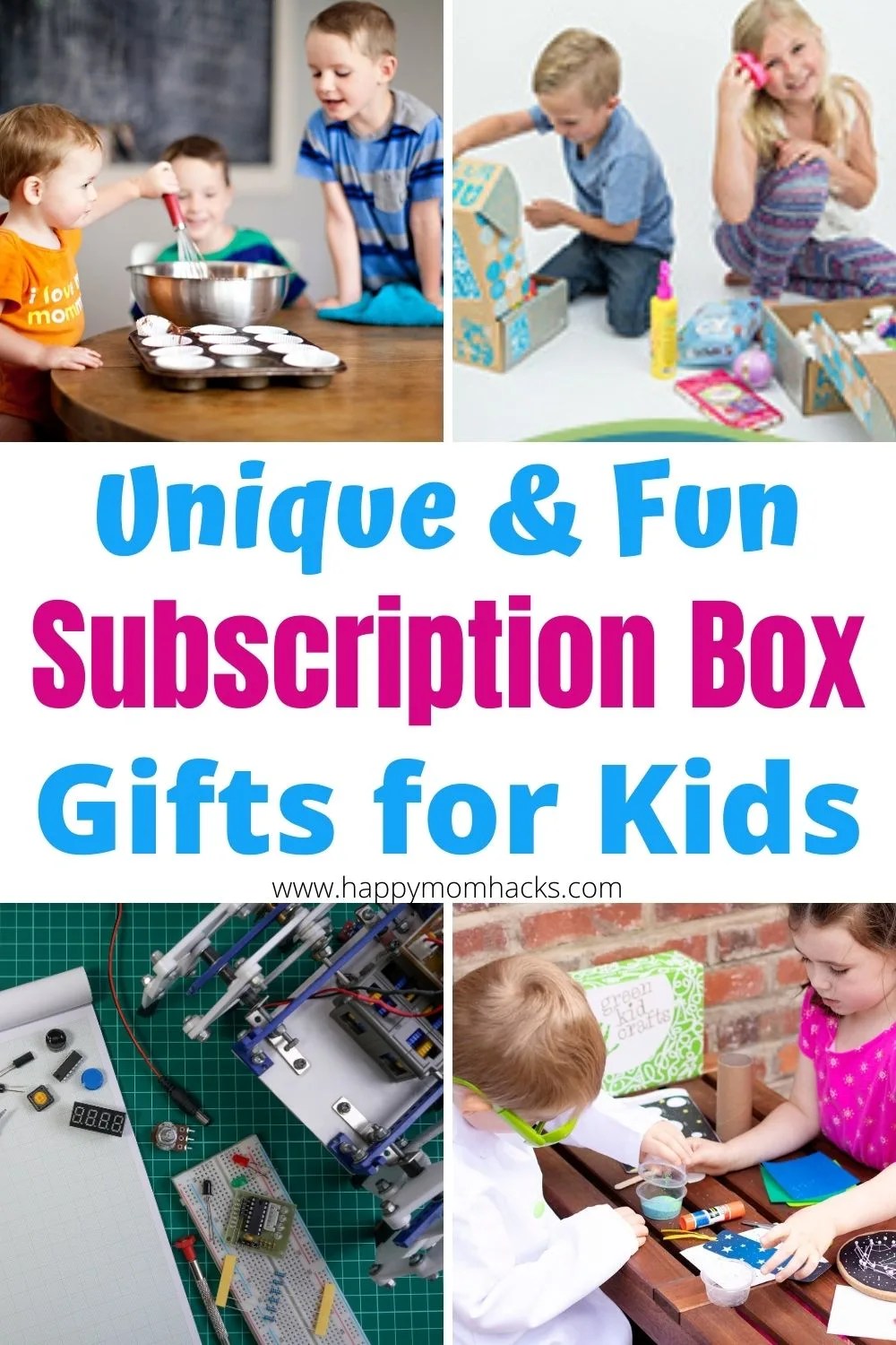 Unique Subscription Box Gifts for Kids Happy Mom Hacks
