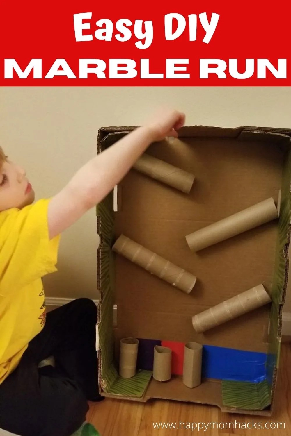 Cool DIY Cardboard Marble Run Ideas Kids Love Happy Mom Hacks