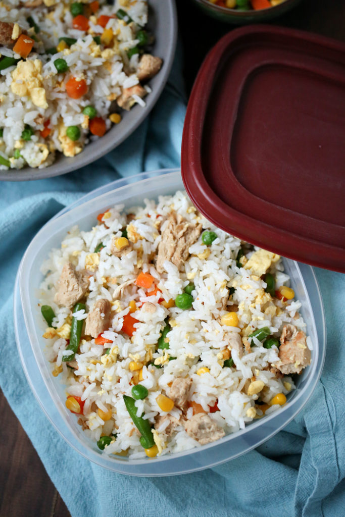 Freezer Friendly Fried Rice Quick Easy Make Ahead Meal