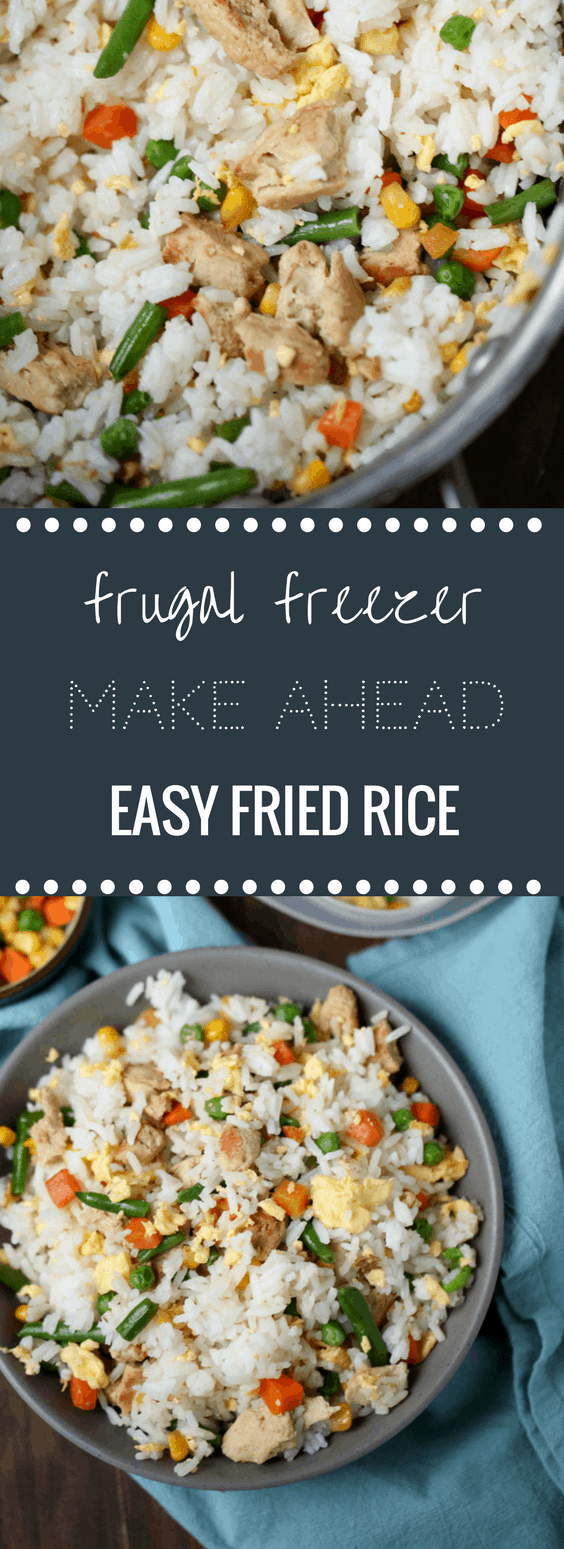 Freezer Friendly Fried Rice Quick Easy Make Ahead Meal