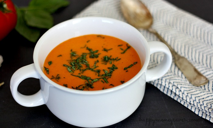 Garden Fresh Tomato Soup {Freezer Meal}