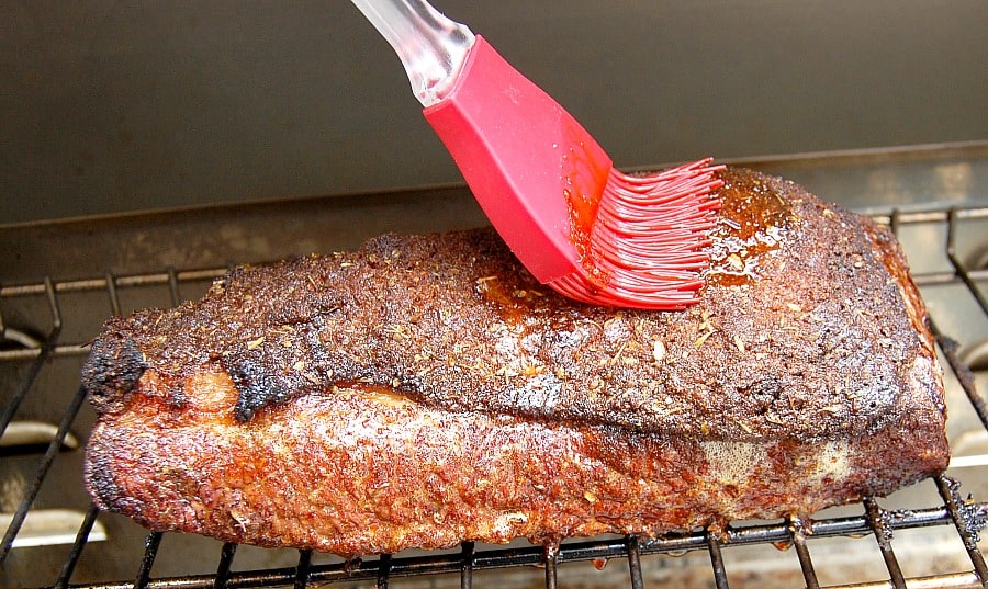 The BEST Recipe for Barbecue Brisket {using a gas grill}