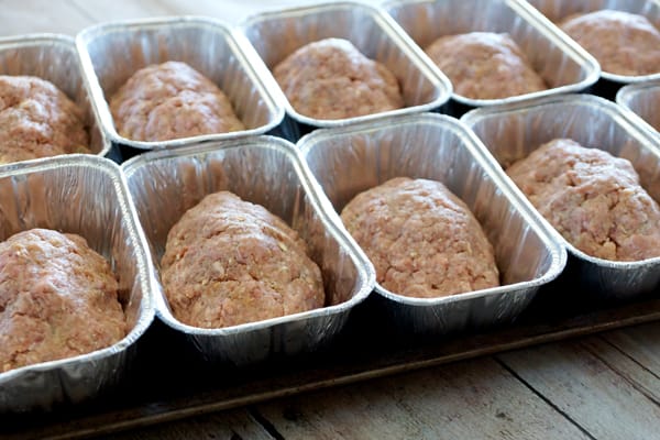 Freezer Mini Meatloaf Recipe