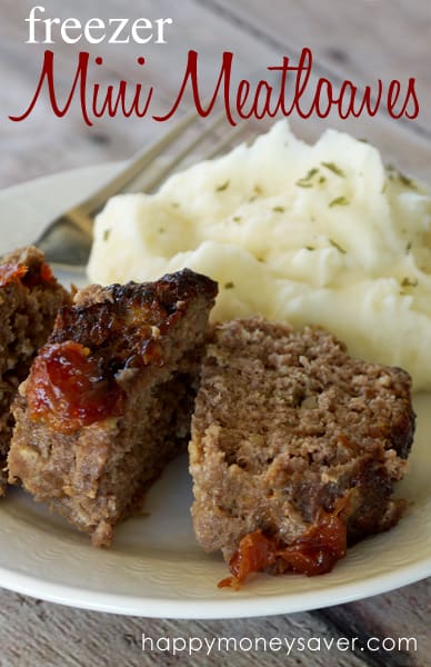Freezer Mini Meatloaf Recipe