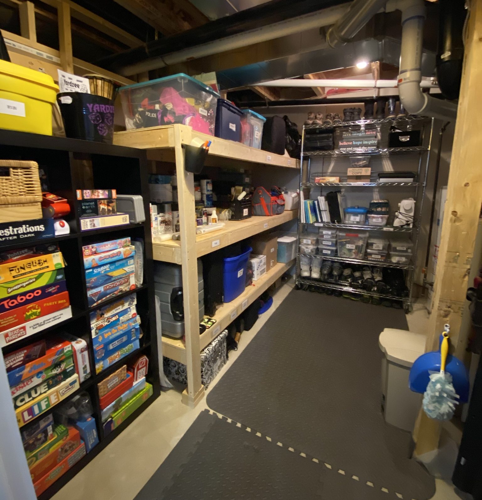 Organization Storage/Furnace Room Happy Place Spaces